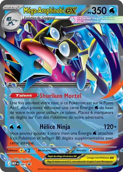 Image de la carte Pokemon Méga-Amphinobi ex 081/