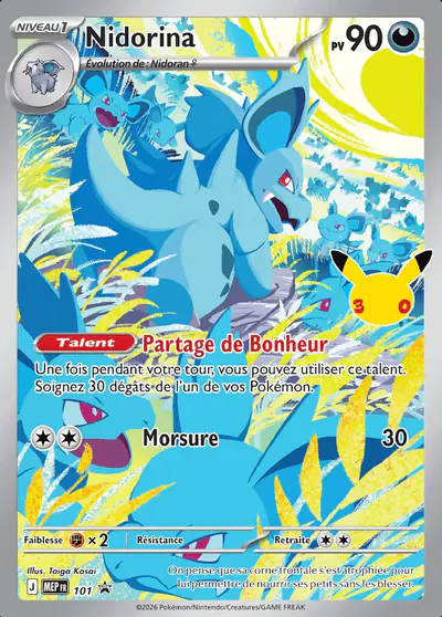 Image de la carte Pokemon Nidorina 101/