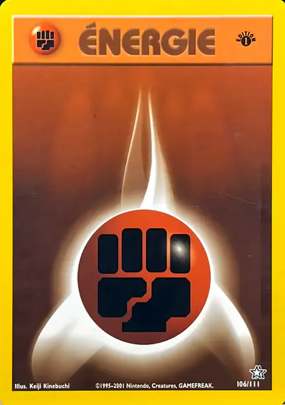 Image de la carte Pokemon Énergie Combat (Édition 1) 106/111