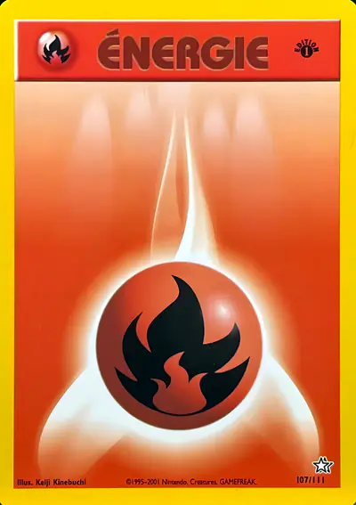 Image de la carte Pokemon Énergie Feu (Édition 1) 107/111