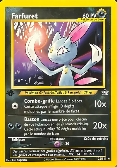Image de la carte Pokemon Farfuret (Édition 1) 25/111