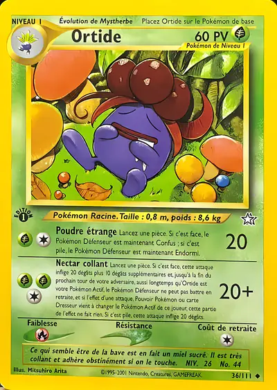 Image de la carte Pokemon Ortide (Édition 1) 36/111