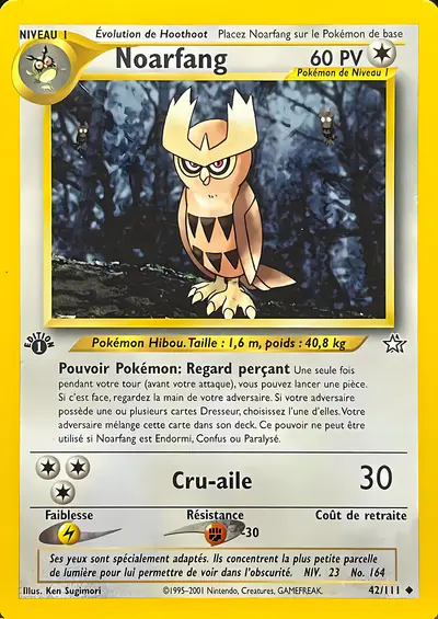 Image de la carte Pokemon Noarfang (Édition 1) 42/111