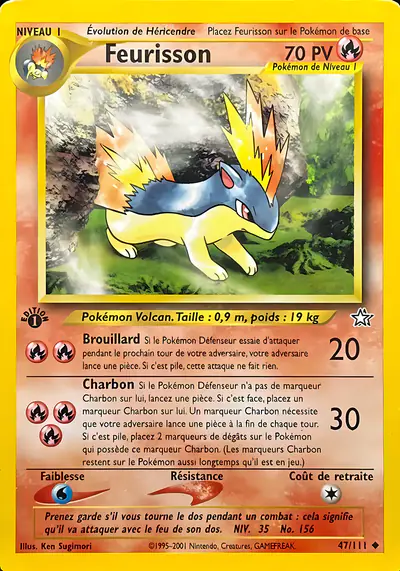 Image de la carte Pokemon Feurisson (Édition 1) 47/111