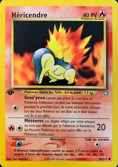 Image de la carte Pokemon Héricendre (Édition 1) 56/111