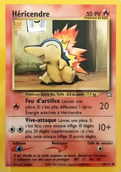Image de la carte Pokemon Héricendre (Édition 1) 57/111