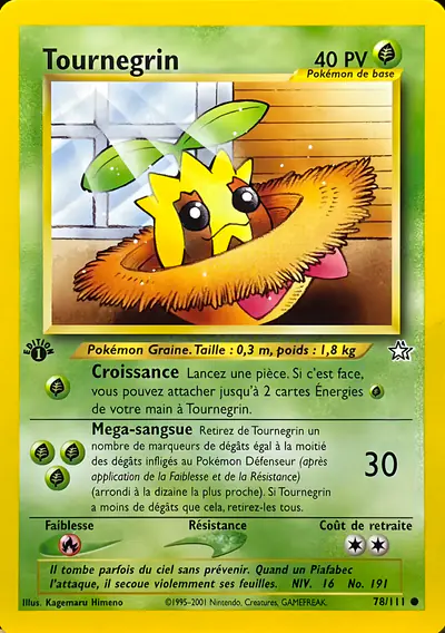 Image de la carte Pokemon Tournegrin (Édition 1) 78/111
