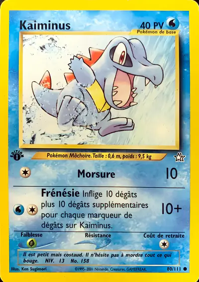 Image de la carte Pokemon Kaiminus (Édition 1) 80/111