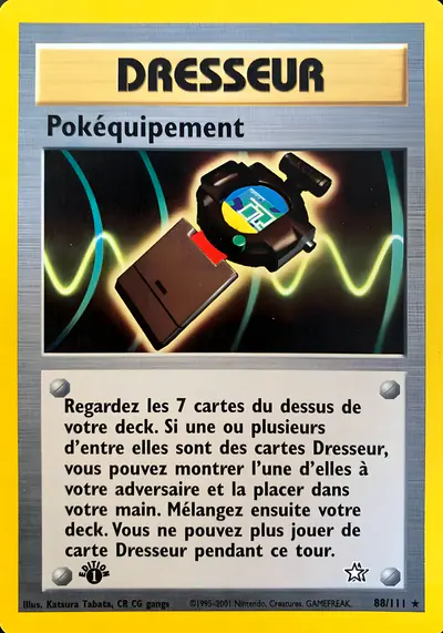 Image de la carte Pokemon Pokéquipement (Édition 1) 88/111