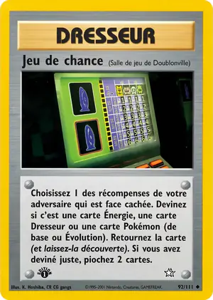 Jeu de chance 92/111