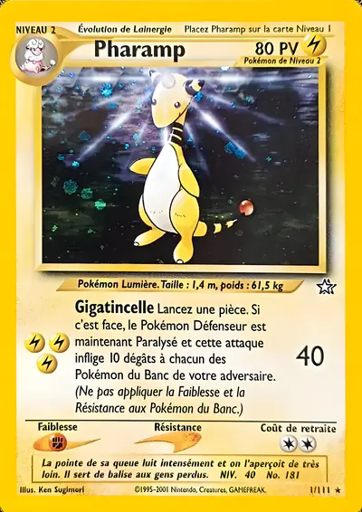 Image de la carte Pokemon Pharamp 1/111