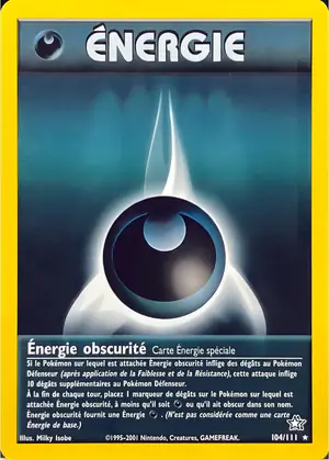 &Eacute;nergie Obscurit&eacute; 104/111