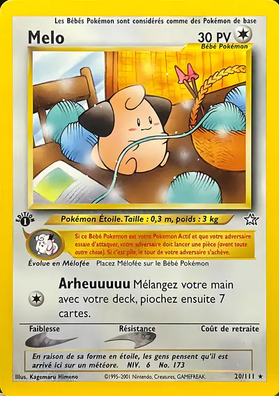 Image de la carte Pokemon Mélo 20/111
