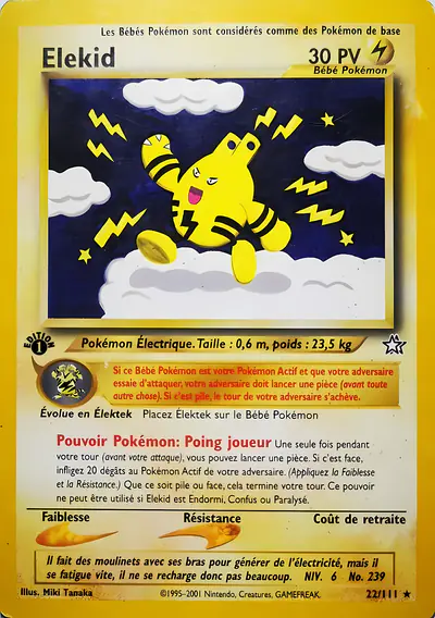 Image de la carte Pokemon Elekid 22/111