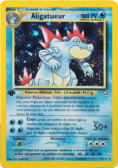 Image de la carte Pokemon Aligatueur 4/111
