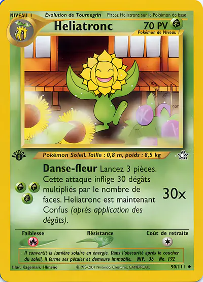 Image de la carte Pokemon Heliatronc 50/111