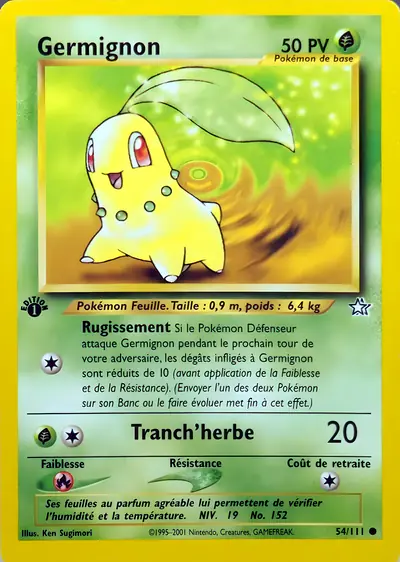 Image de la carte Pokemon Germignon 54/111