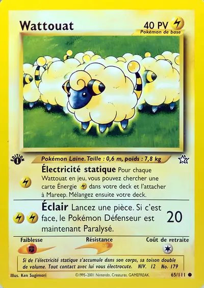 Image de la carte Pokemon Wattouat 65/111
