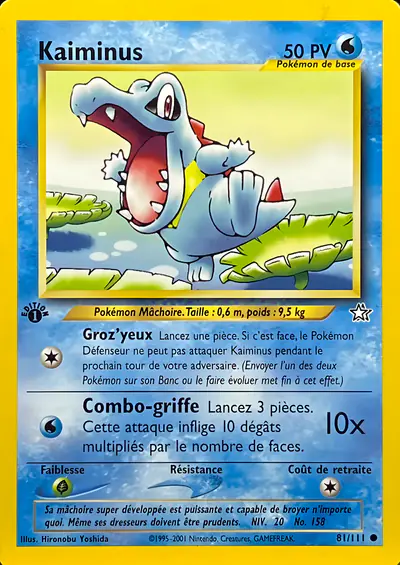 Image de la carte Pokemon Kaiminus 81/111