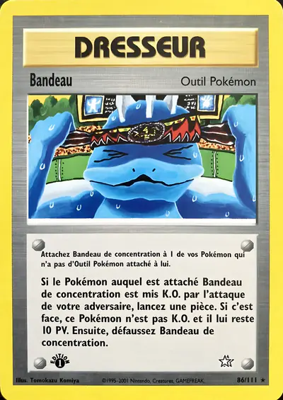 Image de la carte Pokemon Bandeau 86/111