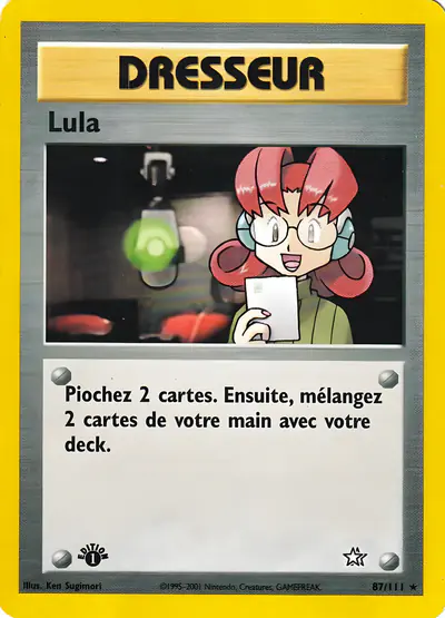 Image de la carte Pokemon Lula 87/111