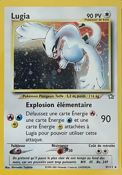 Image de la carte Pokemon Lugia 9/111
