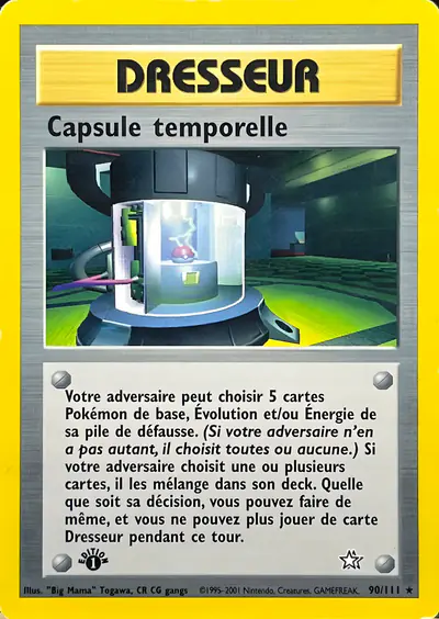 Image de la carte Pokemon Capsule temporelle 90/111