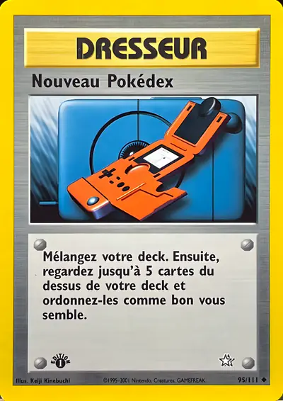 Image de la carte Pokemon Nouveau Pokédex 95/111