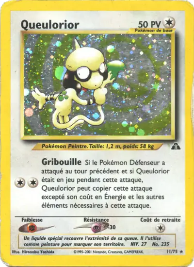 Image de la carte Pokemon Queulorior (Édition 1) 11/75