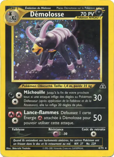 Image de la carte Pokemon Démolosse (Édition 1) 4/75