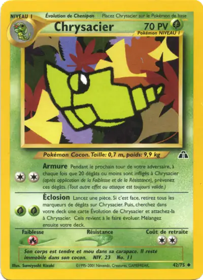 Image de la carte Pokemon Chrysacier 42/75