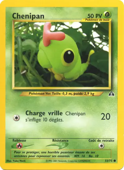 Image de la carte Pokemon Chenipan 53/75