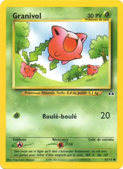 Image de la carte Pokemon Granivol 55/75