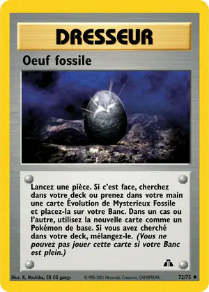 Oeuf fossile 72/75