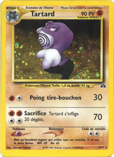 Image de la carte Pokemon Tartard 9/75