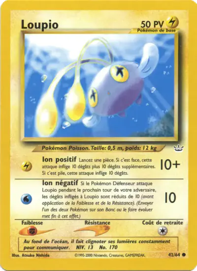 Image de la carte Pokemon Loupio (Édition 1) 42/64