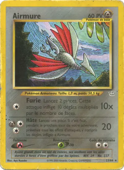 Image de la carte Pokemon Airmure 23/64