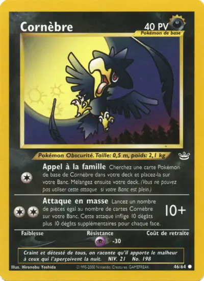 Image de la carte Pokemon Cornèbre 46/64