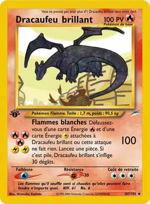 Dracaufeu brillant 107/105