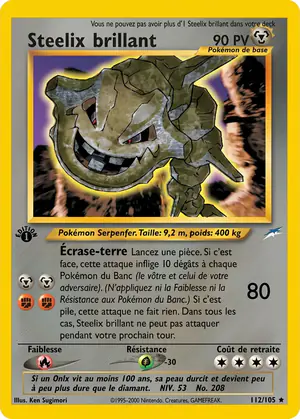 Steelix brillant 112/105