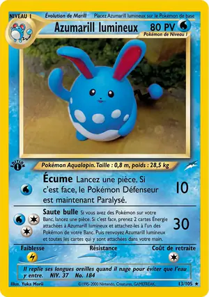 Azumarill lumineux 13/105