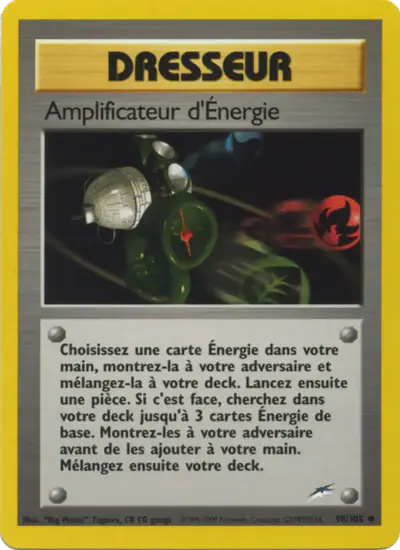 Image de la carte Pokemon Amplificateur d'Énergie (Édition 1) 98/105