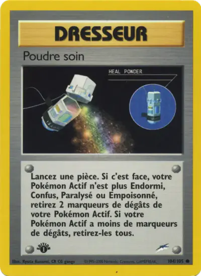 Image de la carte Pokemon Poudre soin 104/105