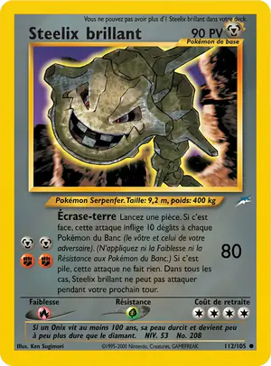 Steelix brillant 112/105