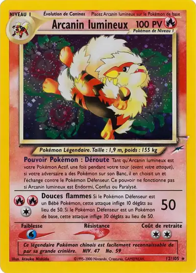 Image de la carte Pokemon Arcanin lumineux 12/105