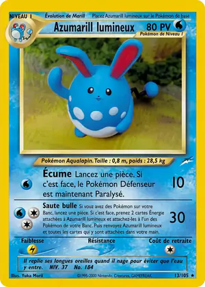 Azumarill lumineux 13/105