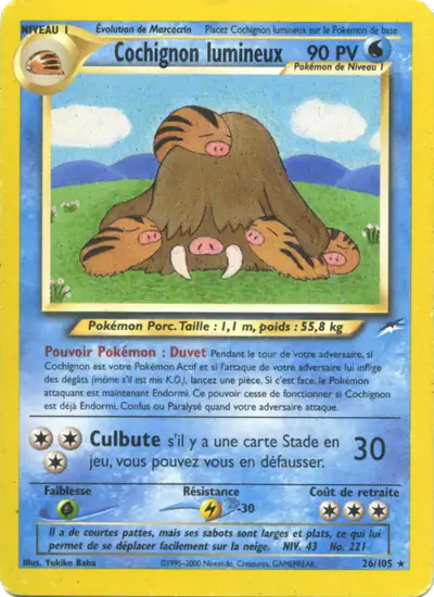 Image de la carte Pokemon Cochignon lumineux 26/105