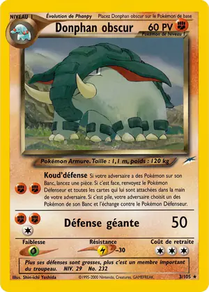 Donphan Obscur 3/105