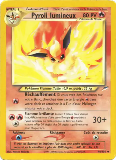 Image de la carte Pokemon Pyroli lumineux 46/105