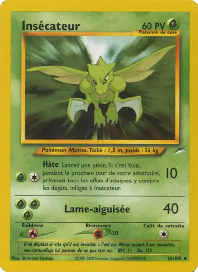 Image de la carte Pokemon Insécateur 55/105